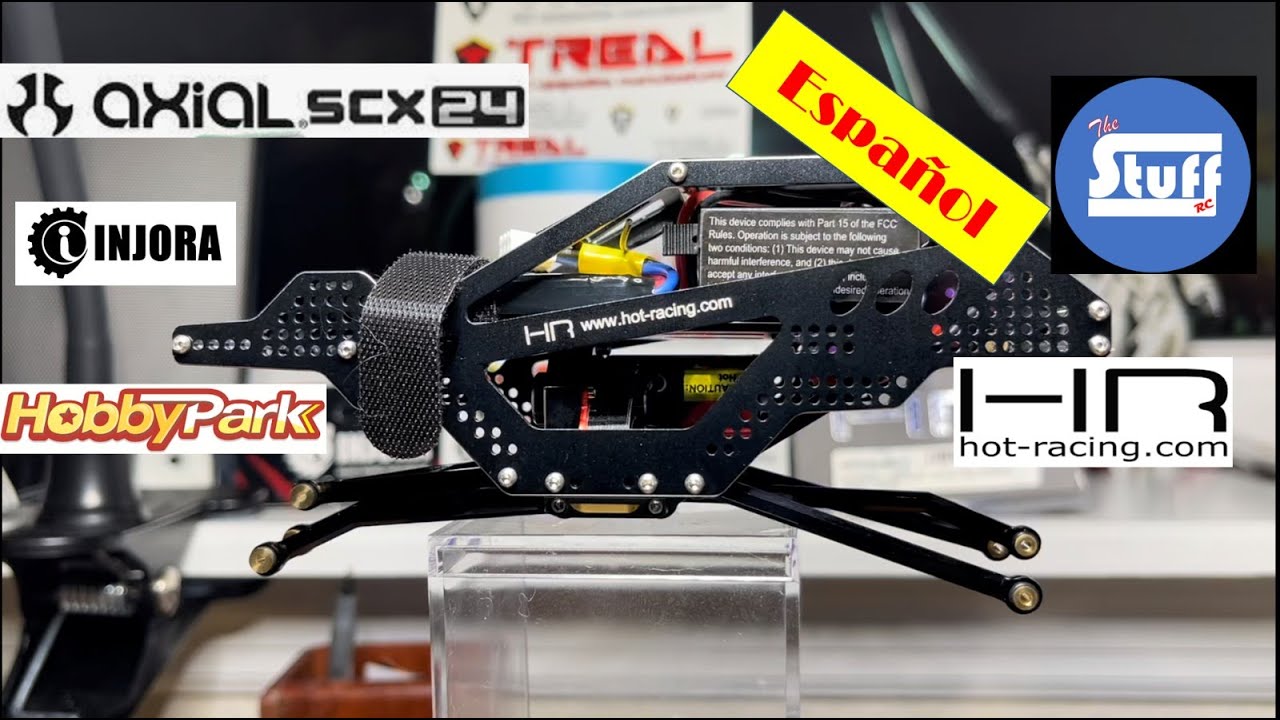 Mejoras Axial SCX24, HotRacing Chassis, Hobbypark Links, INJORA Motor/Trasmision, ESC (Ep 2) Español