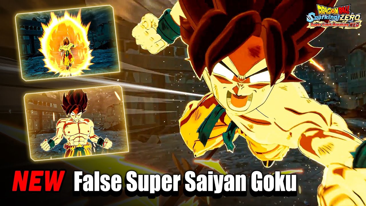 NEW False Super Saiyan Goku Transformation & Skills - DRAGON BALL: Sparking Zero NEO