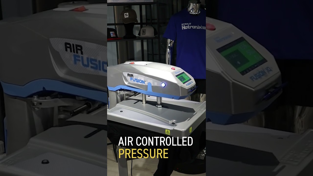 Air-Powered for Effortless Operation. The Hotronix Air Fusion IQ, Ultimate Print Goals #heatpress