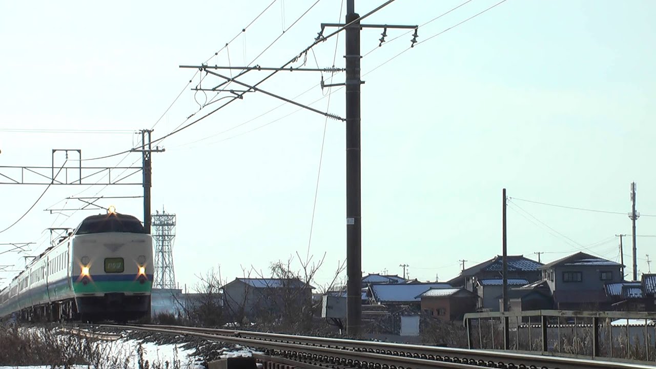 HD　485系1000番代特急いなほ通過