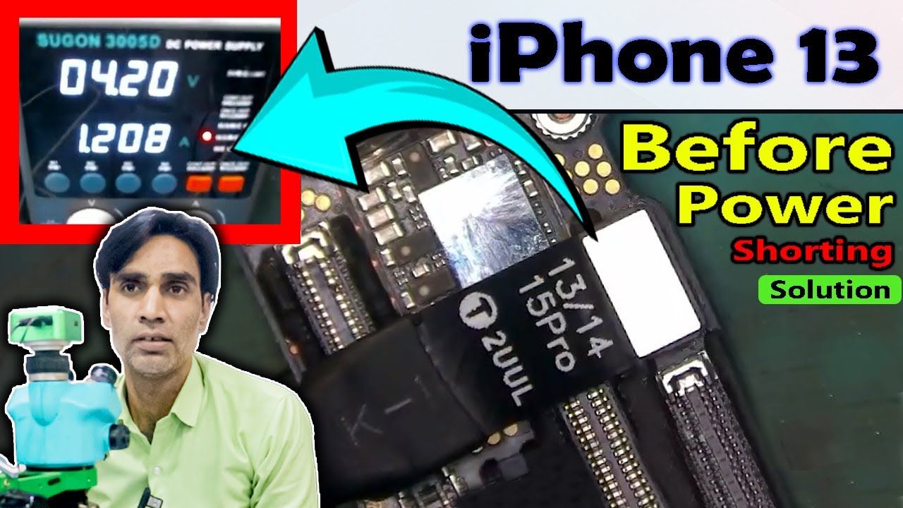 #iphone13 Before Power Shorting | Dead iPhone repair ✅ #iphonerepair #akinfo