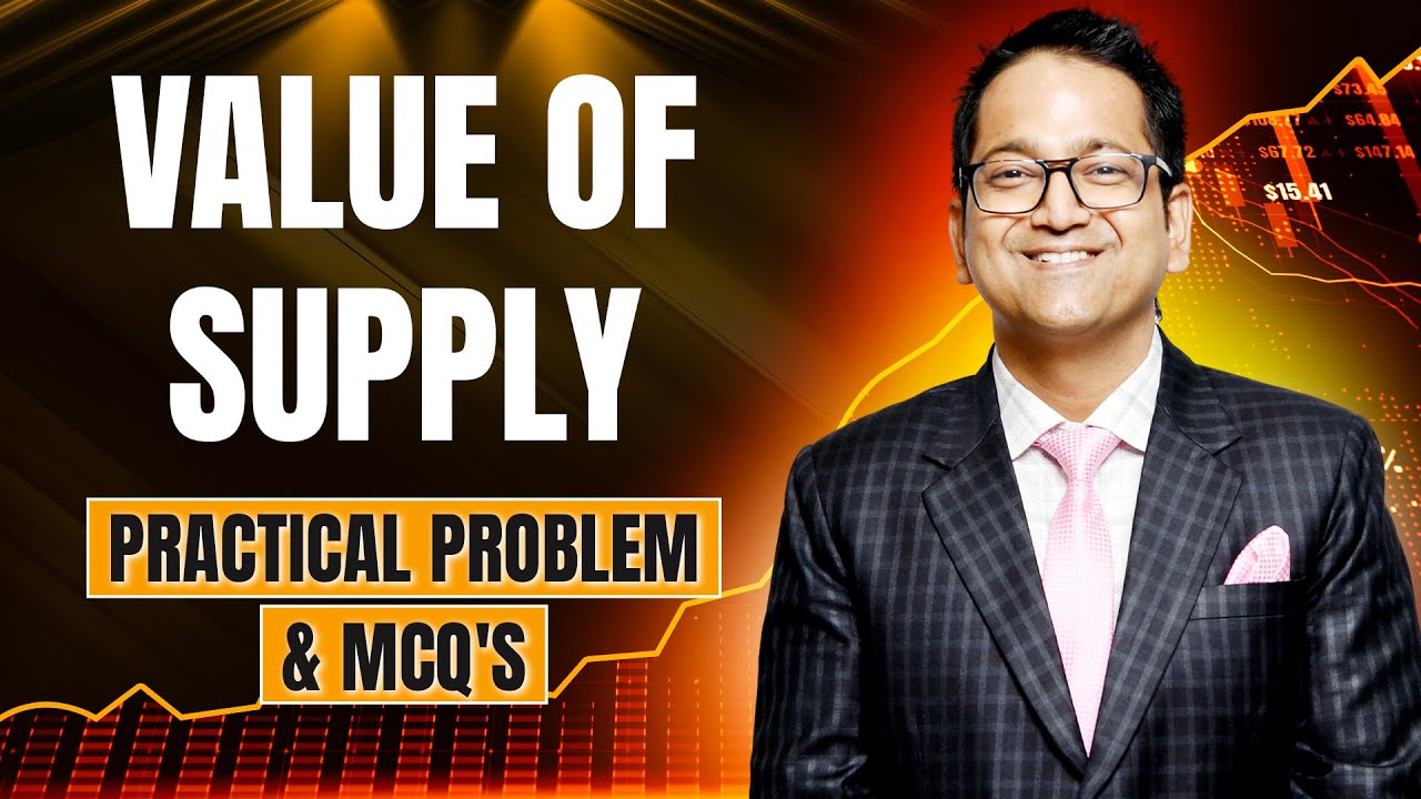 54. Value of Supply under GST - Practical Problem & MCQ's | CA Inter, CS Executive & CMA Inter