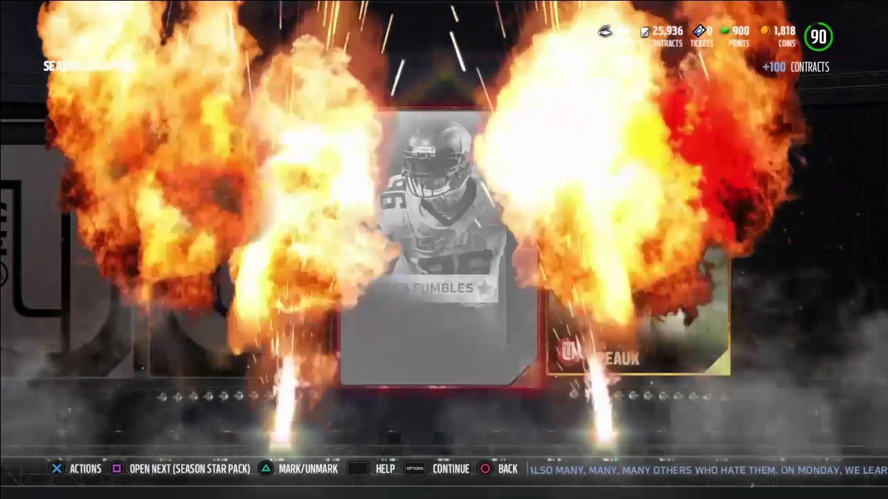 Madden 17:Season star and all rookie pack bundle opening