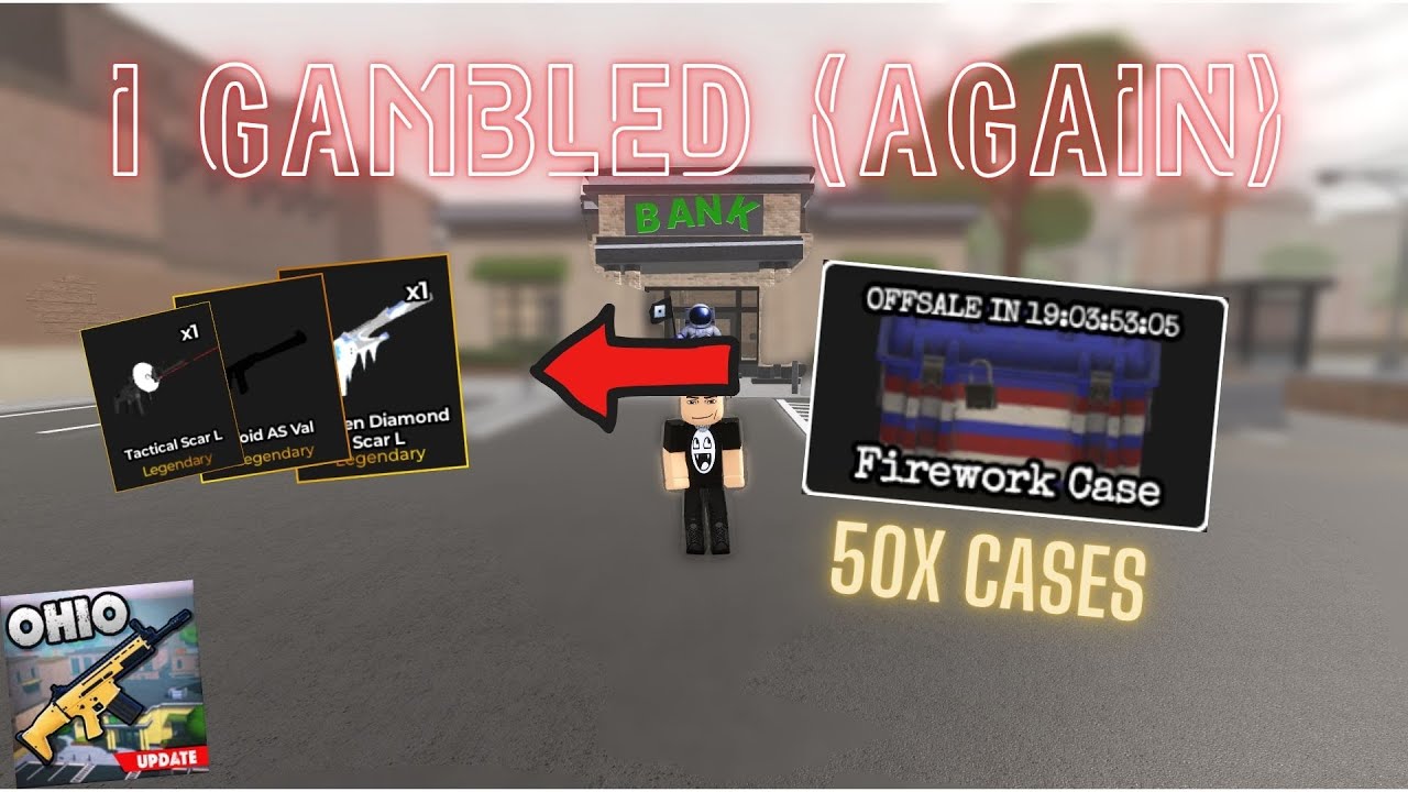 I opened 50 4th of July cases in Ohio Roblox.. (Insane luck ig)