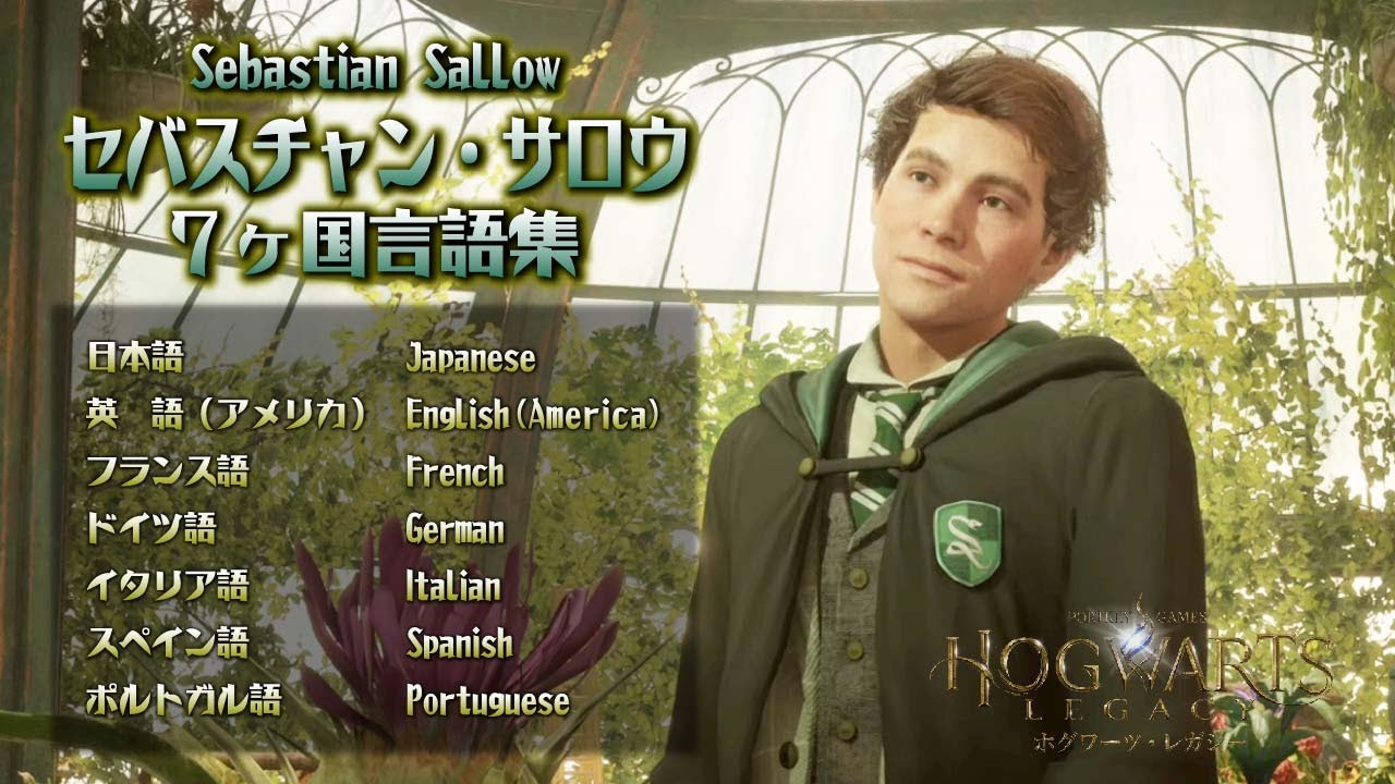 【ホグワーツ・レガシー】セバスチャン・サロウ〈７ヶ国言語集〉