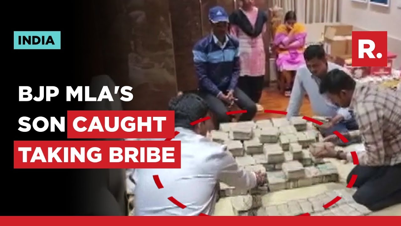 Karnataka BJP MLA's Son Arrested For Taking Bribe, ₹6 Cr Seized From Residence