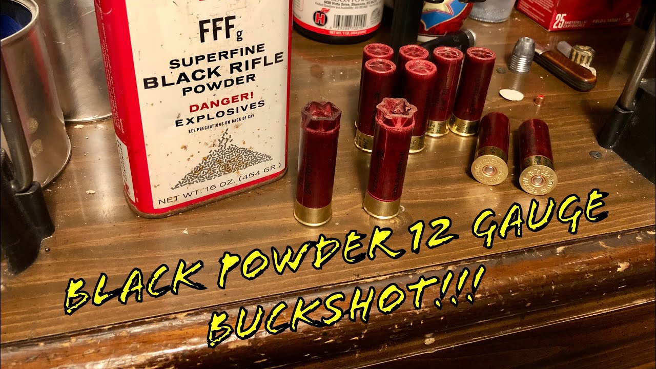 Black Powder 12 Gauge With Paper Hulls!