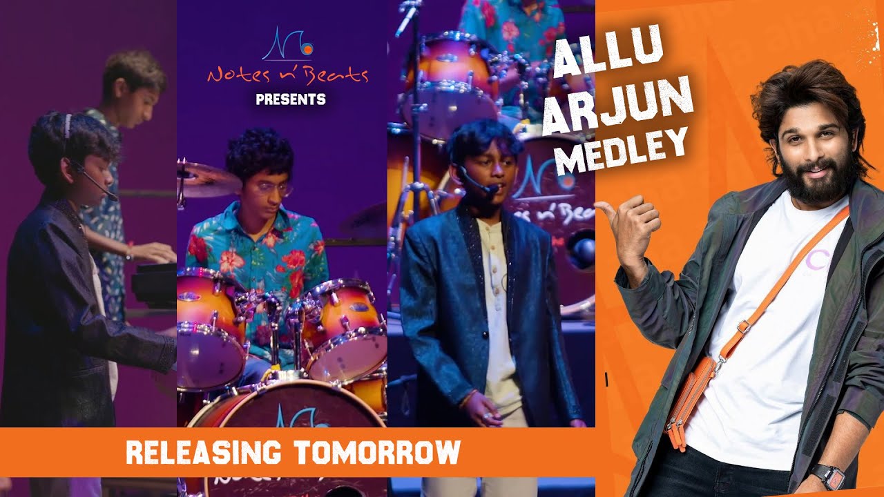 Allu Arjun Medley | NotesnBeats Live | FEEL 2022 | Ramulo | Samajavaragamana | Srivalli | Sid Sriram