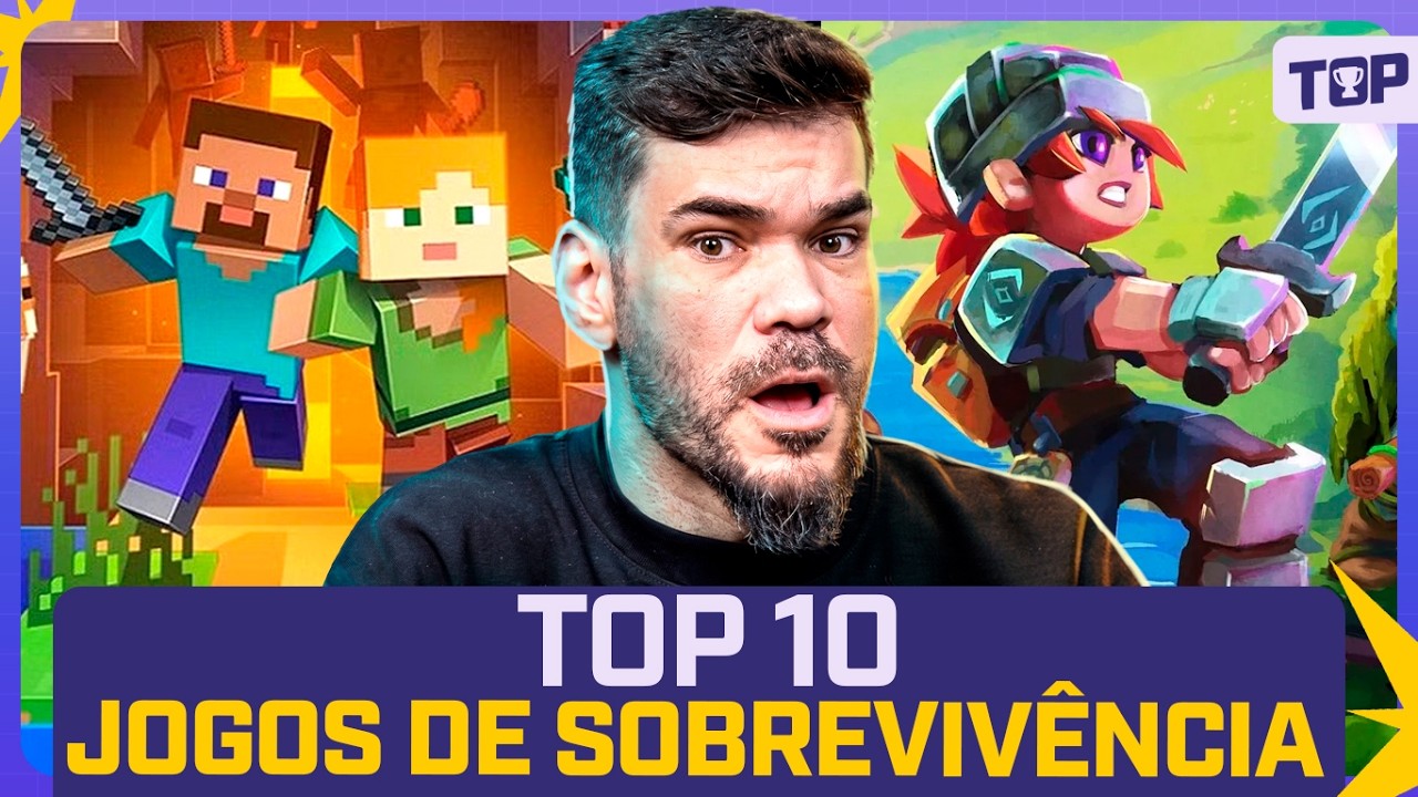 TOP 10 JOGOS DE SOBREVIV&Ecirc;NCIA! TOP ALGUMA COISA #014  #flowgames