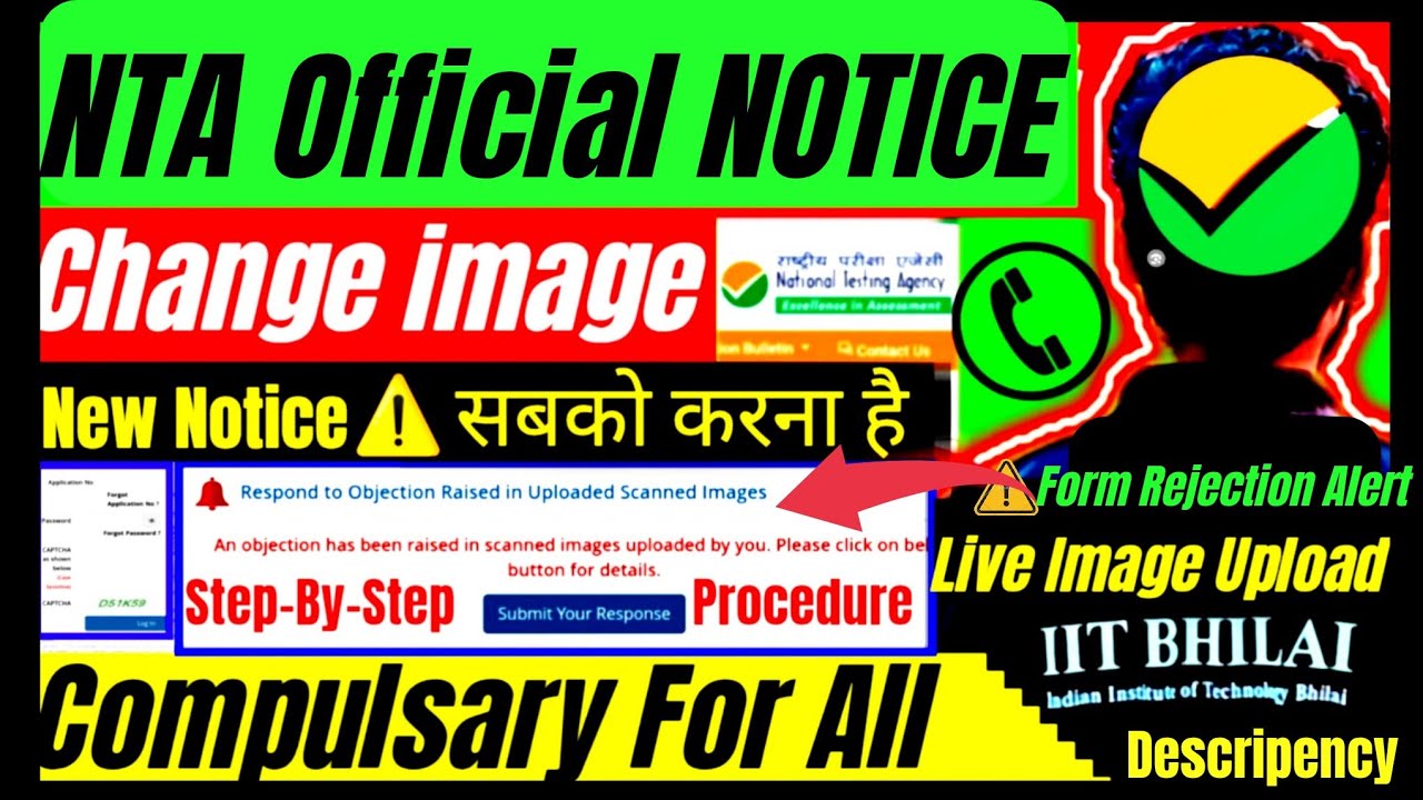 My JEE Form Rejected Alert 😭-NTA Official notice🚨 JEE Mains Registration 2026✅ #jee #iit #shorts