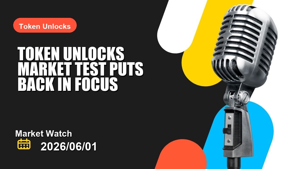 Token Unlocks market test puts Token Unlocks back in focus as pressure builds across crypto