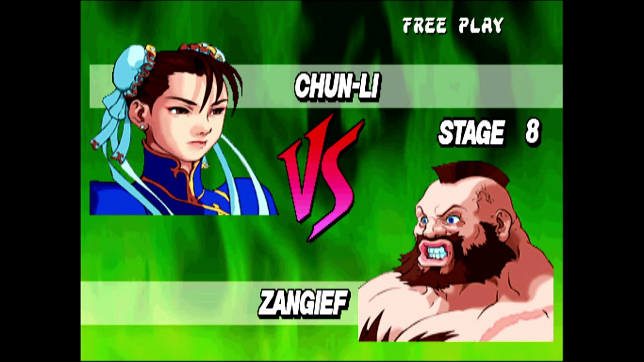 Street Fighter EX Plus (Arcade) Playthrough as Chun-Li