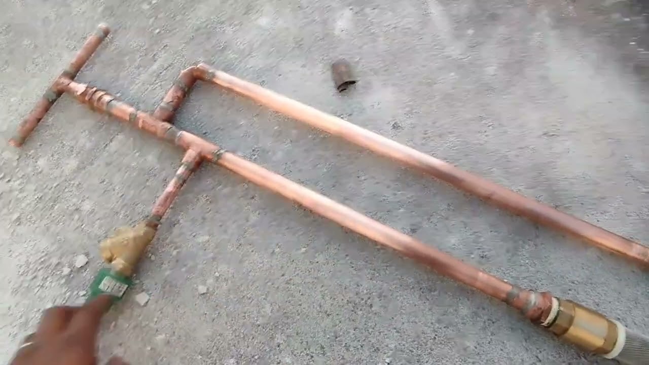(cobré) como Aser bomba para pruebas hidrostáticas