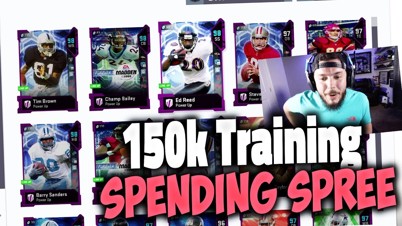 INSANE 150,000 TRAINING POINT SPENDING SPREE!! MADDEN 19