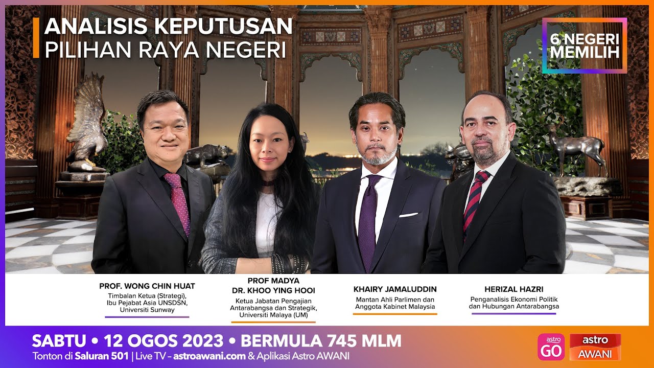 [LANGSUNG] Analisis Keputusan Tak Rasmi & Keputusan Rasmi PRN #6NegeriMemilih | 12 Ogos 2023