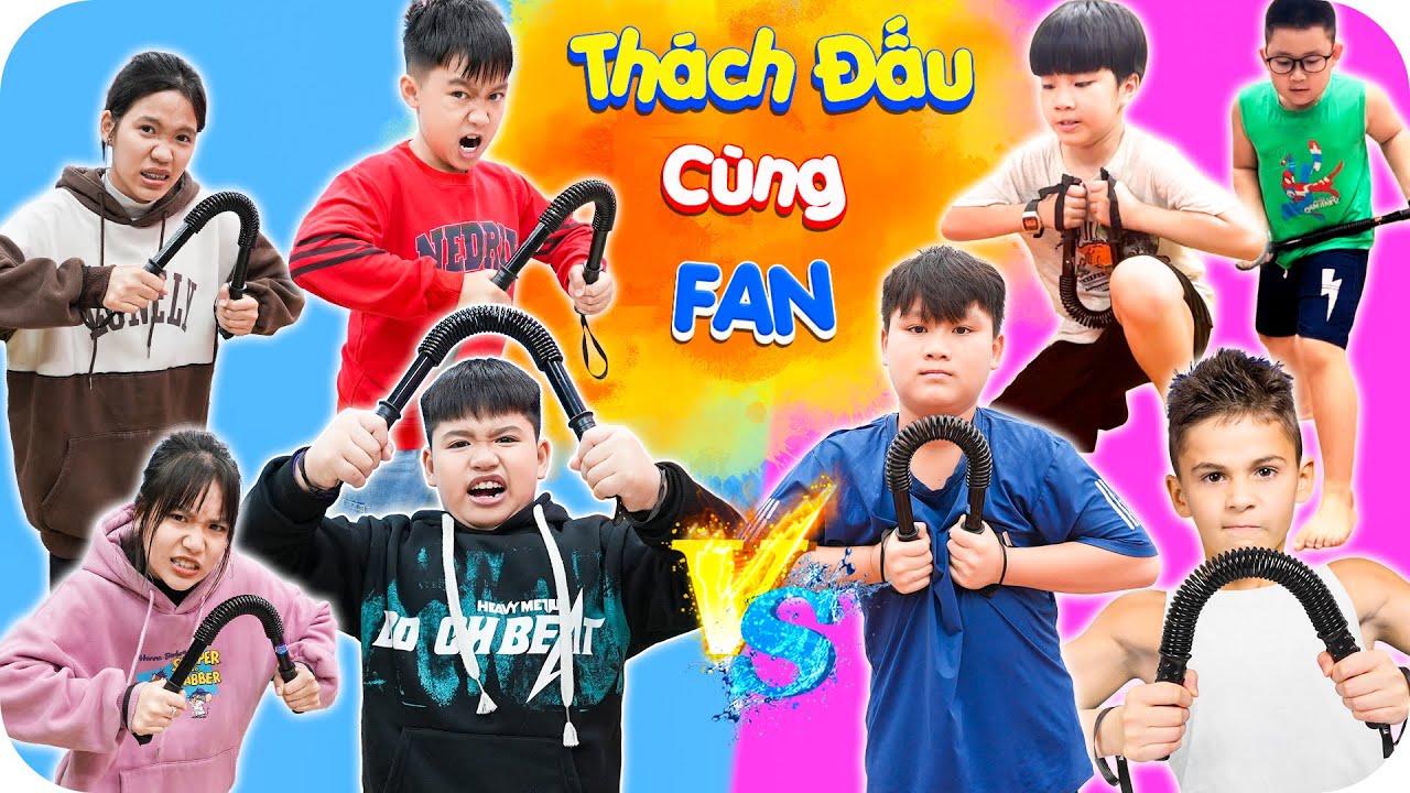 Thách Đấu Bẻ Lò Xo 100kg Cùng Fan ♥ Min Min TV Minh Khoa