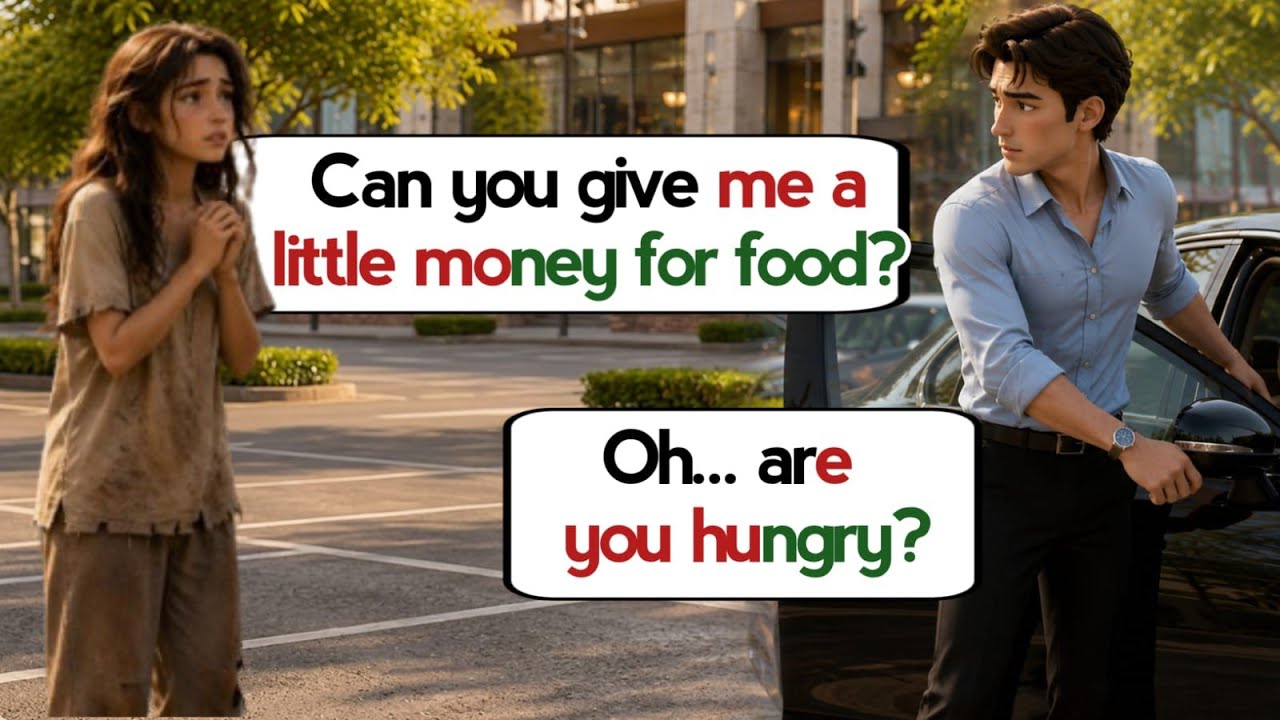 He Asked a Poor Girl to Be His Girlfriend for One Day  | English speaking & Conversation practice