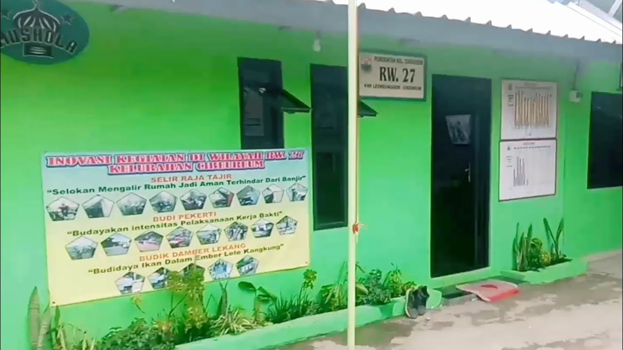 suasana gedung baru kantor rw 27 cibeureum cimahi selatan