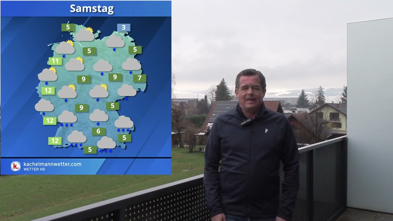 Am Wochenende zunehmend mild und nass!