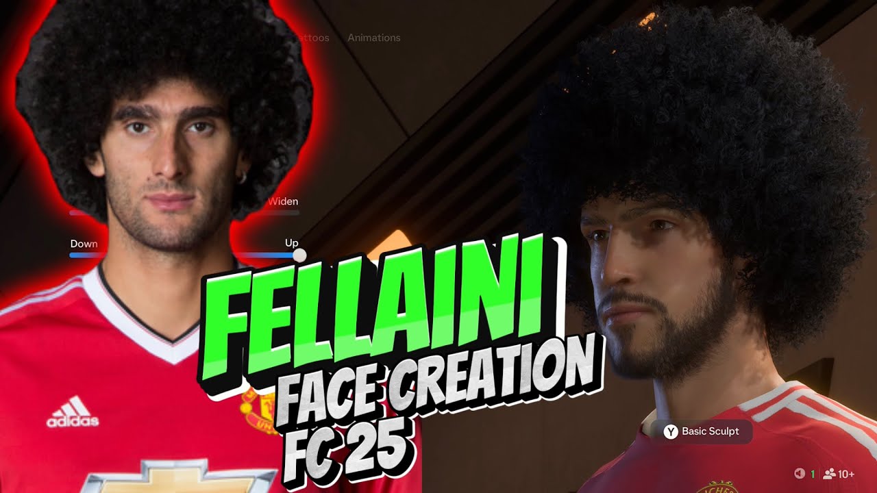 FC 25 Marouane Fellaini Face Creation