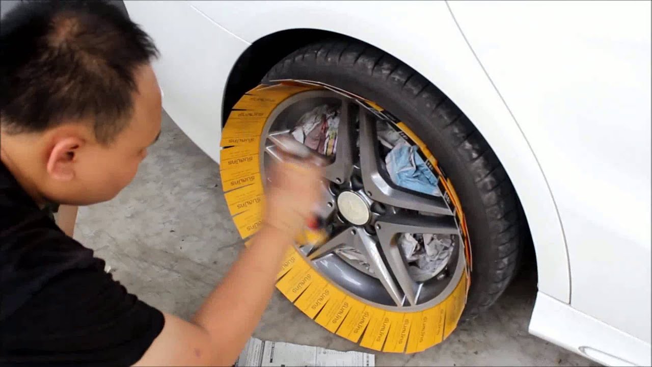 COLORFUL RUBBER SPRAY FILM  BY AUTOWRAP