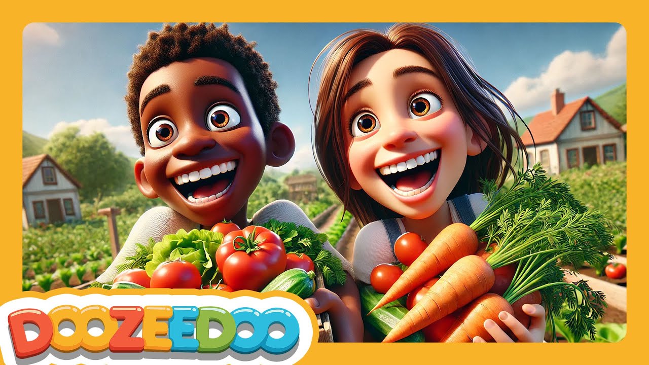 Eat the Rainbow! Fun & Catchy Kids Song About Healthy Eating | Fruits, Veggies & Energy Foods