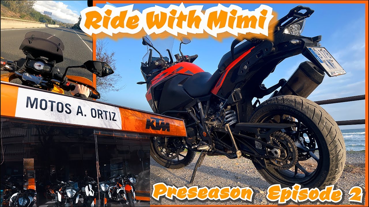 KTM 1290 SUPER ADVENTURE S TEST RIDE from  MOTOS ORTIZ MARBELLA - VLOG #2 Ridewithmimi