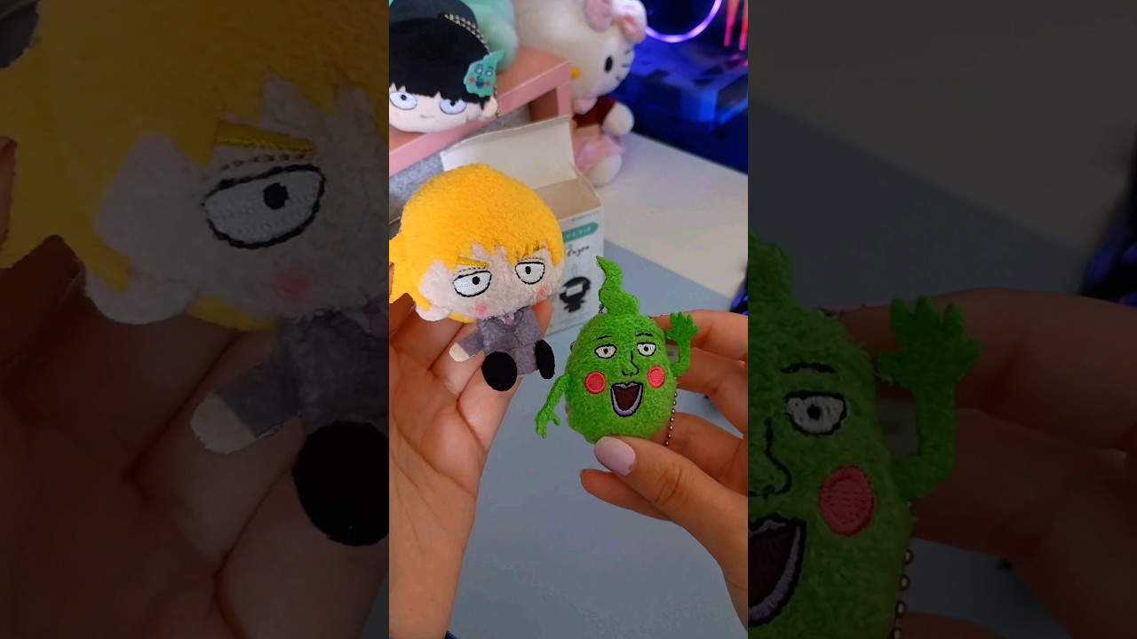 Unboxing Mob Psycho 100 Plush Keychains #anime #mp100 #collector