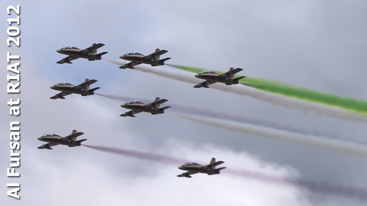 Airshows.be video: Al Fursan at RIAT 2012