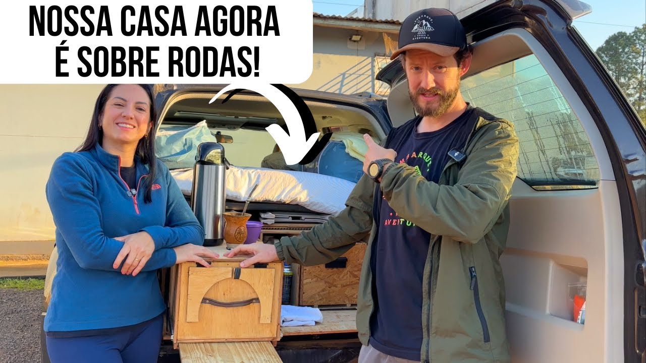 LARGAMOS TUDO PARA VIVER UM SONHO, VAMOS MORAR NO CARRO