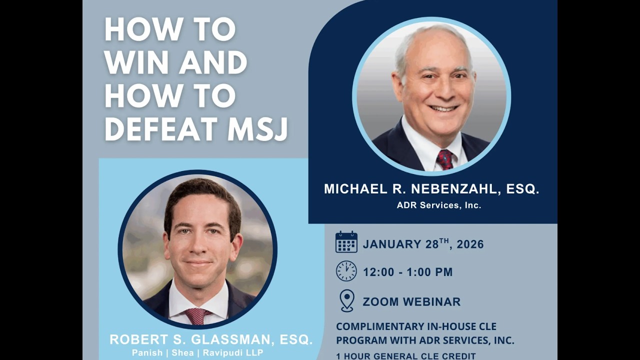 How to Win and How to Defeat MSJ