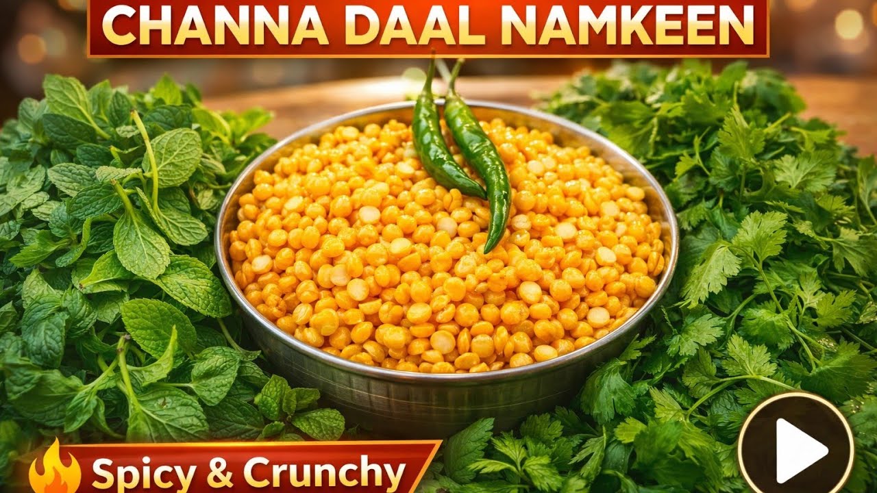 5 मिनट में बनाए ये चटपटी चना दाल नमकीन||Cooking Video||Channa Daal Namkeen||Home Made 