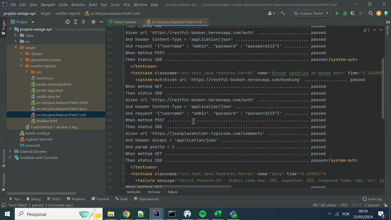 Automa&ccedil;&atilde;o de Testes API - Karate DSL - Report