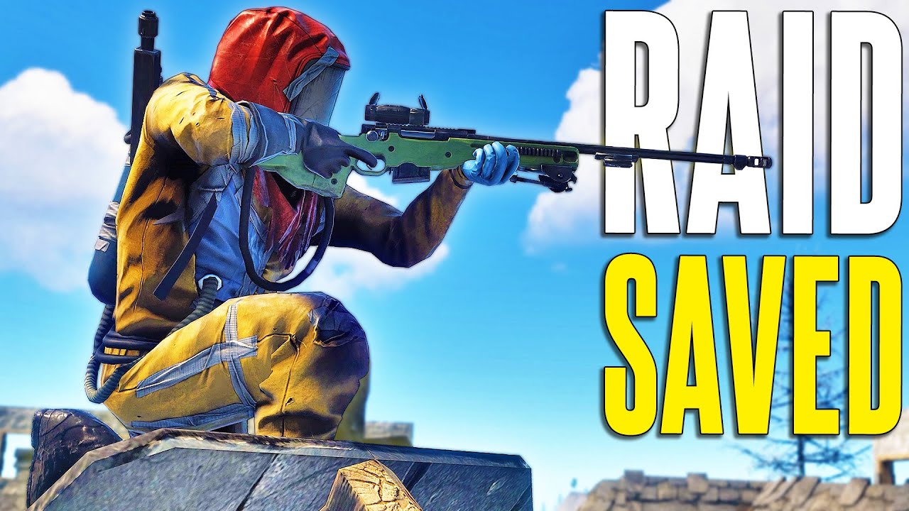THIS 1 MAN SAVED THE ENTIRE RAID (Rust Raidcam)