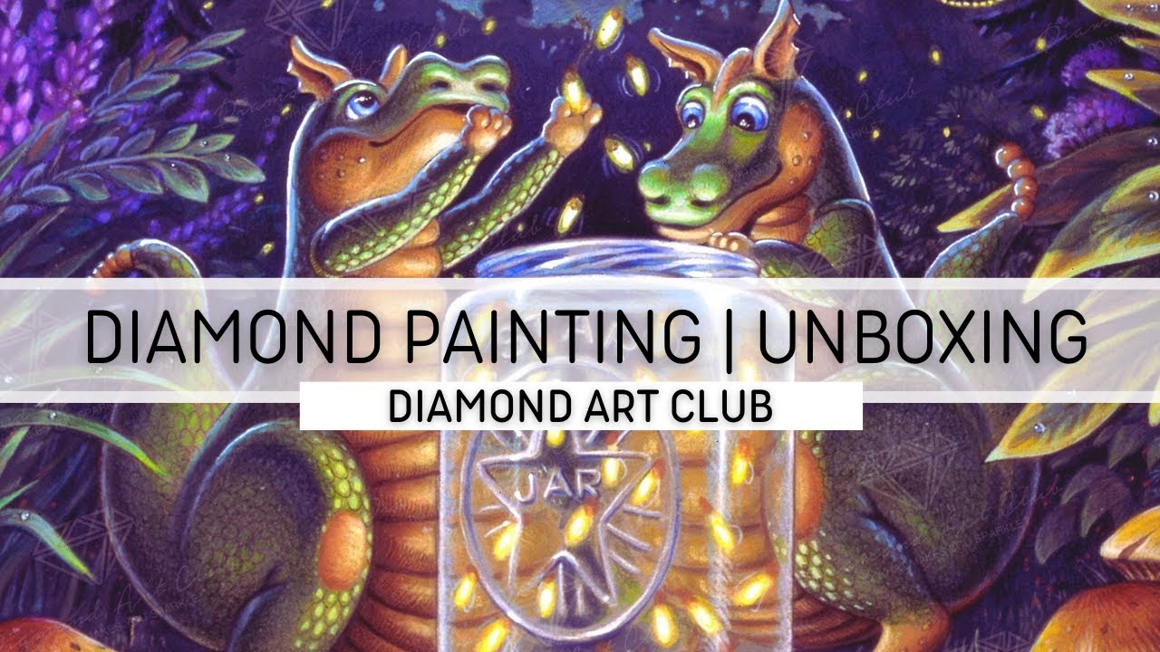 Unboxing Diamond Art Club | Flight Of The Fireflies | Diamond Painting