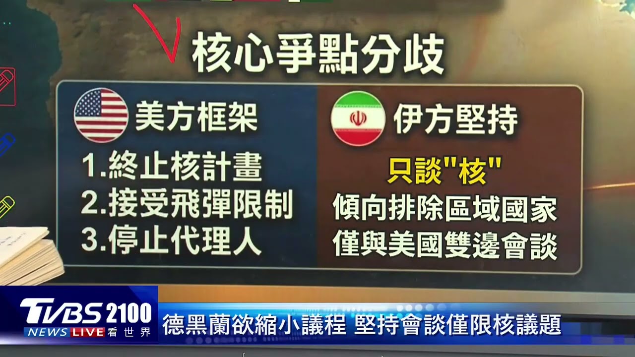 習近平要川普慎處理「美對台軍售」  美伊談判險破局 移師阿曼談「核」 20260205｜2100TVBS看世界完整版｜TVBS新聞@TVBSNEWS01