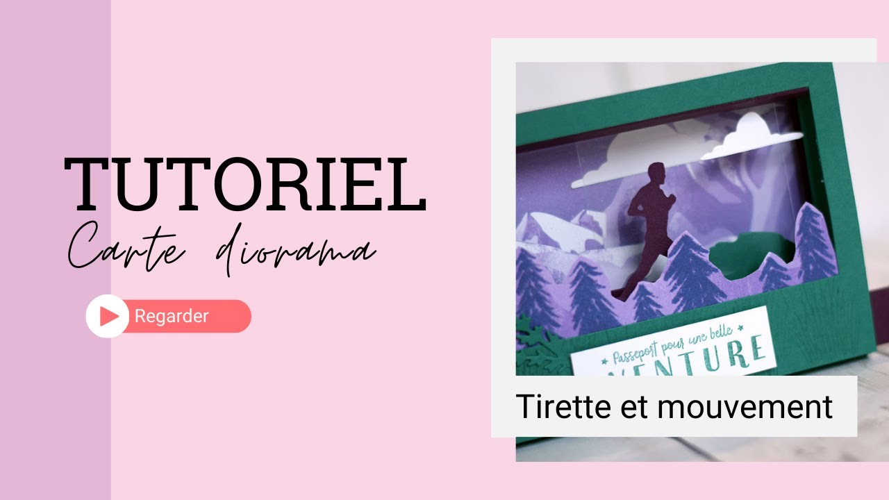 Carte diorama : Une tirette et du mouvement