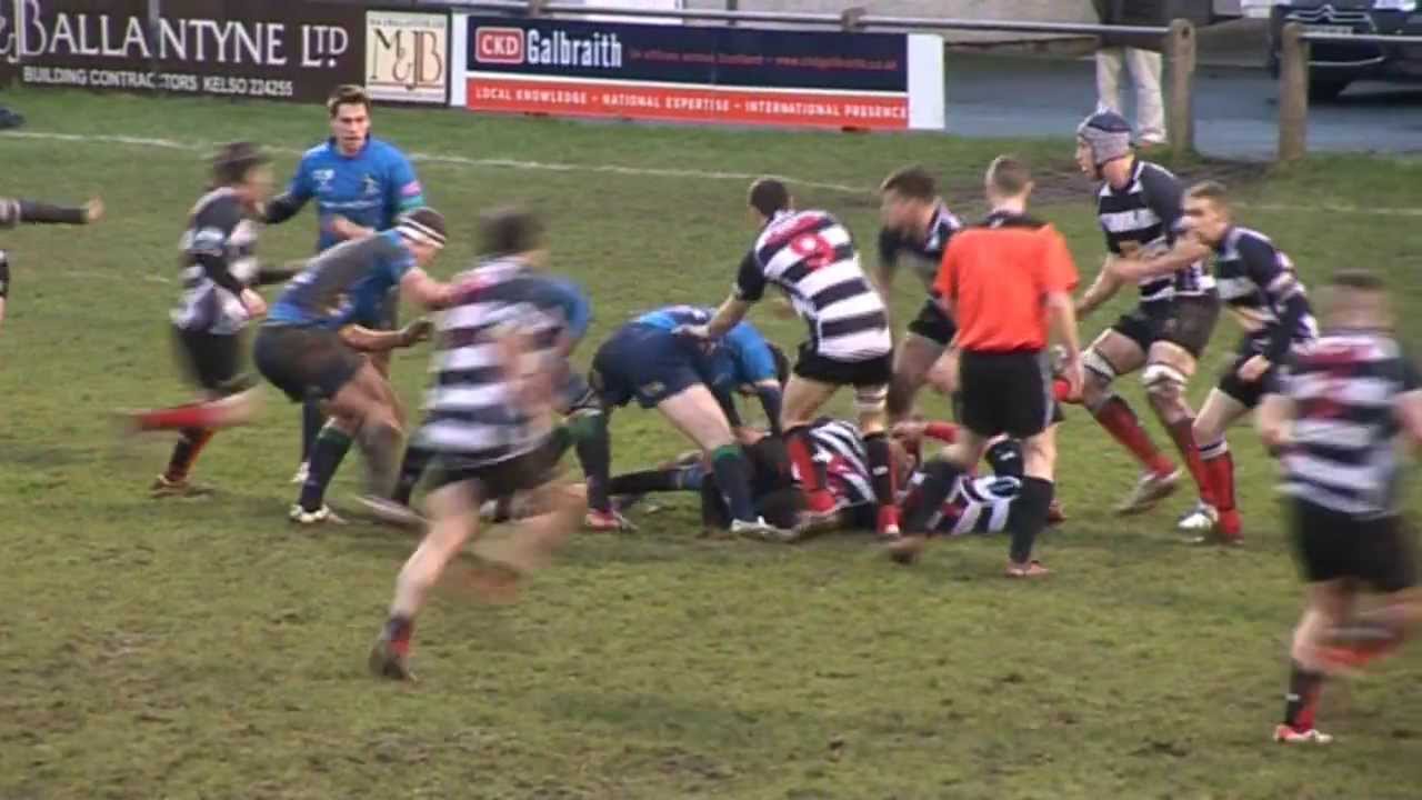 KELSO v BOROUGHMUIR - NATIONAL LEAGUE RUGBY HIGHLIGHTS - 21.12.13