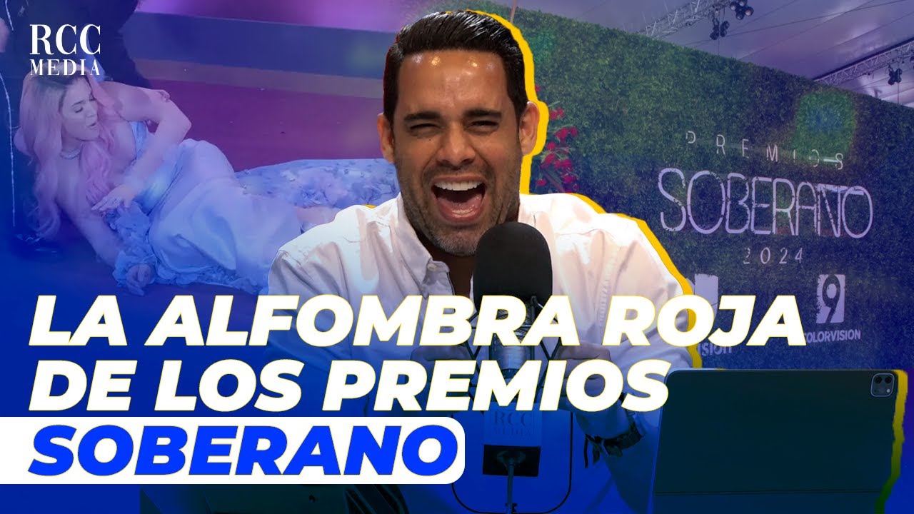 Comentando la alfombra roja de los premios Soberano en El Mismo Golpe con Jochy