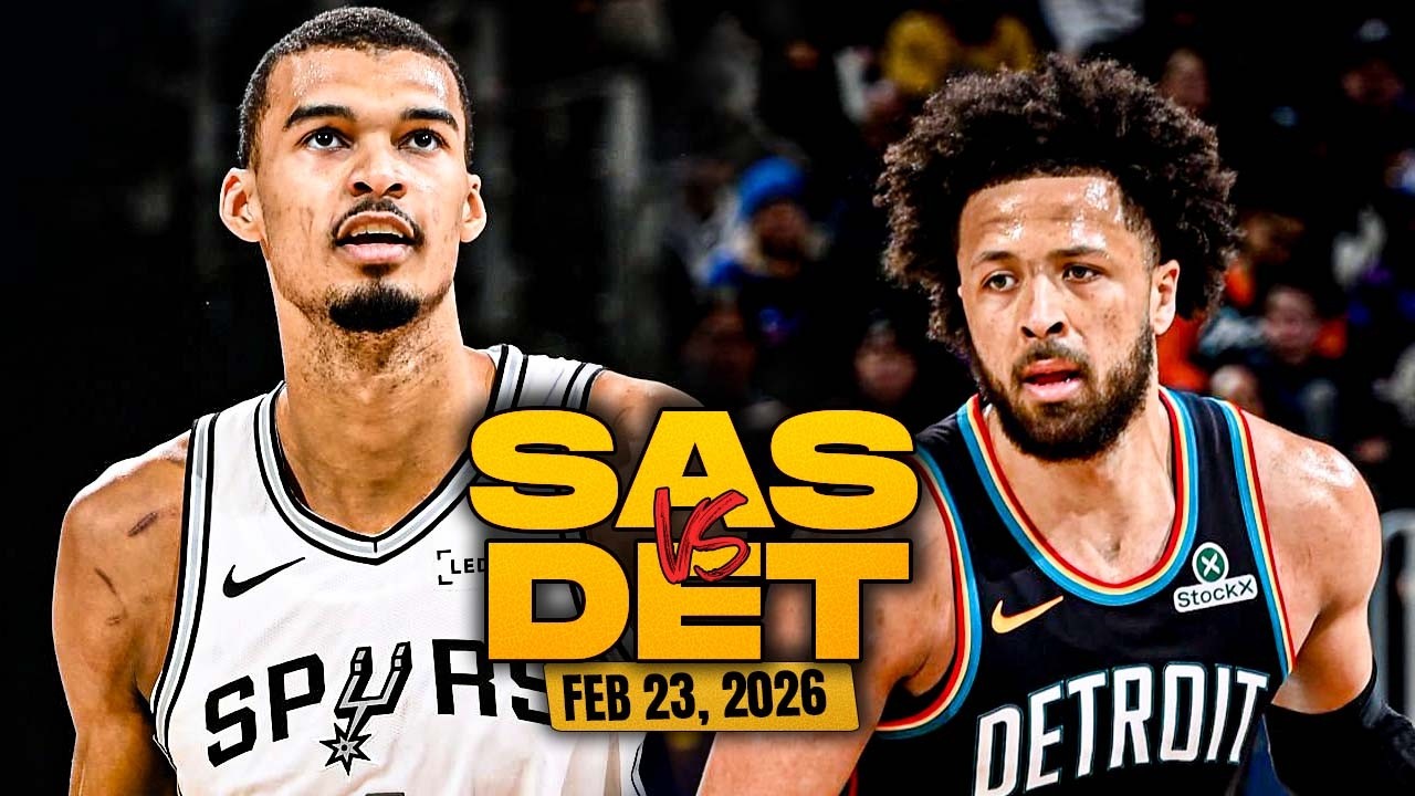 San Antonio Spurs vs Detroit Pistons Full Game Highlights | Feb 23, 2026 | FreeDawkins
