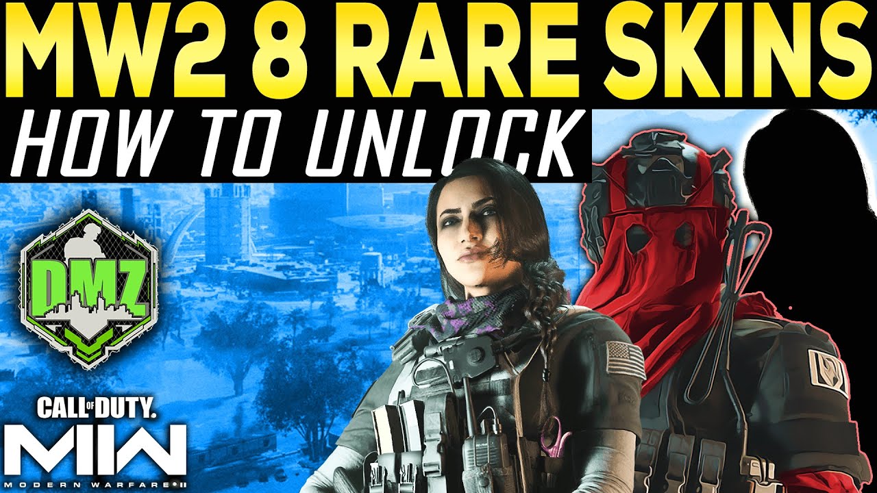 MW2 DMZ 8 RAREST SKINS to Unlock and How to Get all Rare Skins   Warzone2.