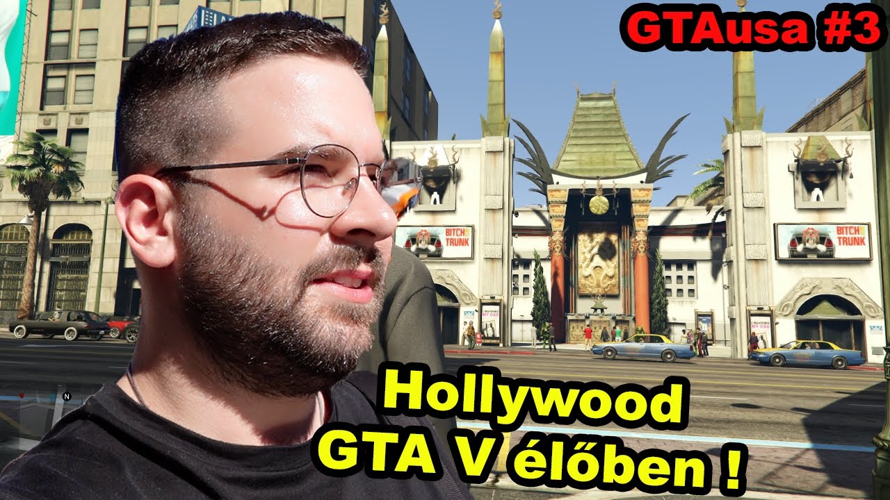 TELJESEN olyan mint a GTA-ban !😂 | Warner Bros stúdió,Hollywoodi csillagok és BURRITO! GTAusa 3.rész