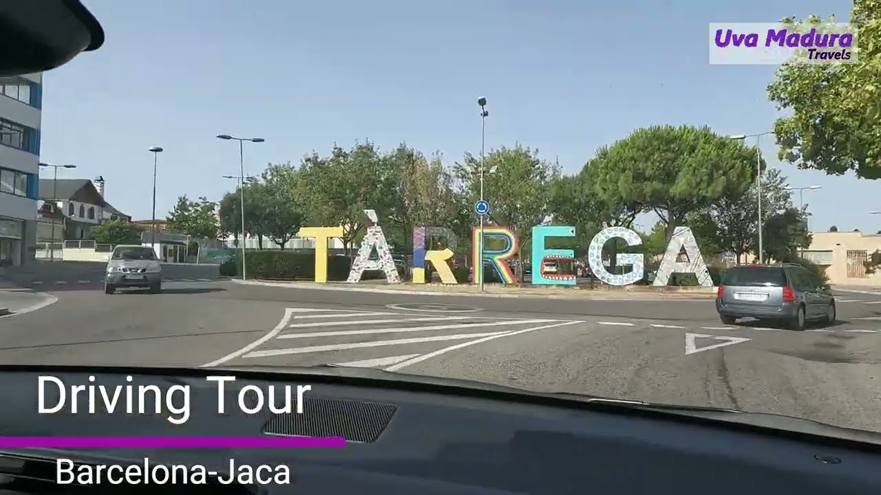 🚙Driving Tour de BARCELONA a JACA en España ¡una ruta de ensueño! 🎞️4K