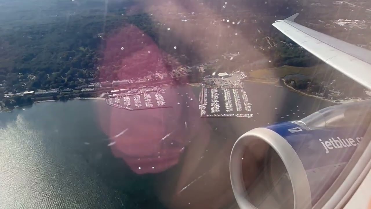 JetBlue A320 Takeoff from Providence