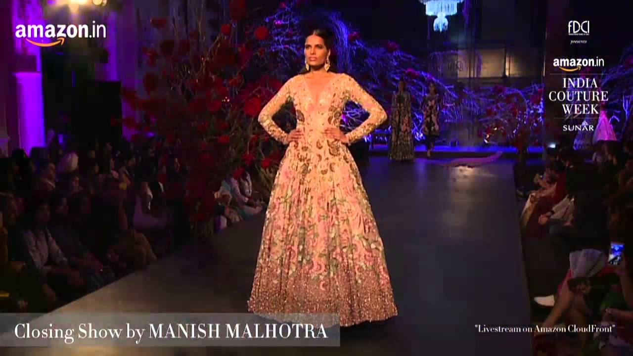 Manish Malhotra live at Amazon India Couture Week 2015