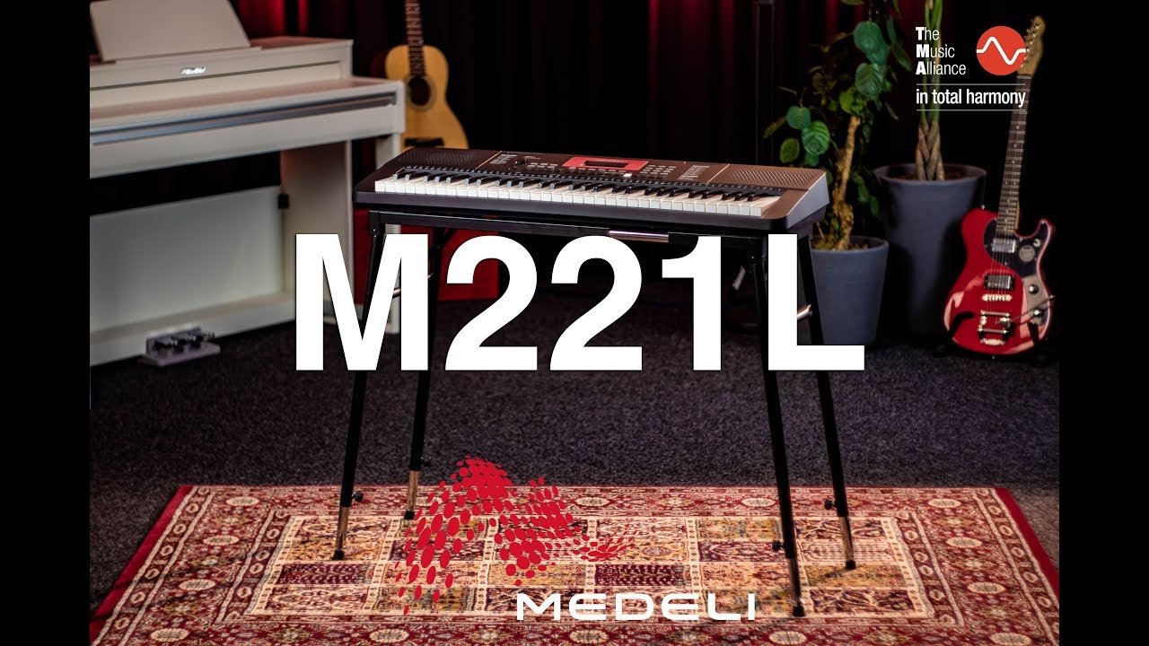 Medeli M221L & M211K - keyboard demo by Tom (with subtitles)