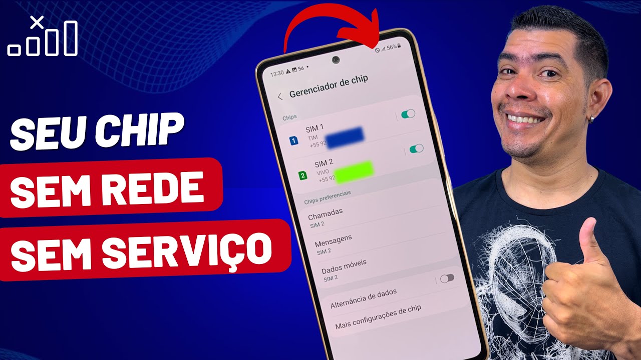 CHIP SEM SERVI&Ccedil;O, SEM SINAL DE REDE, N&Atilde;O FAZ E NEM RECEBE LIGA&Ccedil;&Otilde;ES? VEJA COMO RESOLVER!