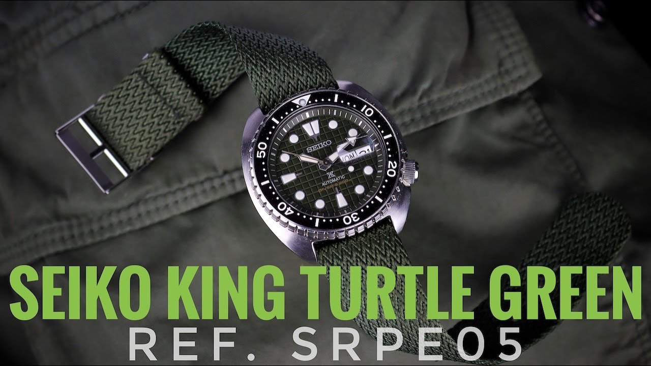 Seiko King Turtle Green! SRPE05