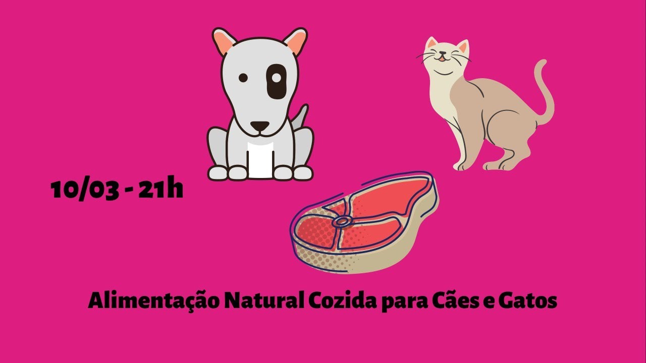 Alimentação Natural Cozida para Cães e Gatos