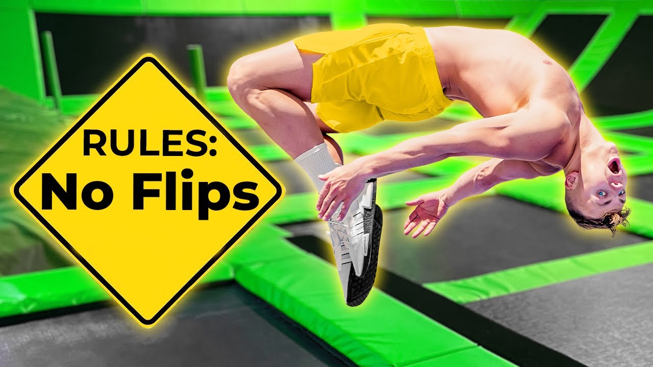 BREAKING EVERY RULE AT THE TRAMPOLINE PARK!